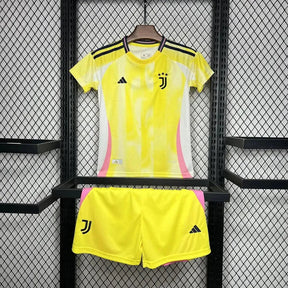 "Camisa Juventus Away 24/25 - Torcedor Infantil Amarela - Netmantos"