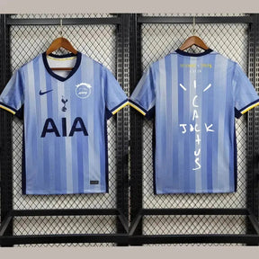"Camisa Tottenham X Travis Scott Away 24/25 - Torcedor Masculina Azul - Netmantos"