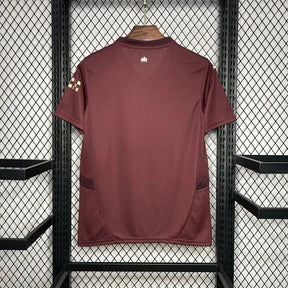 "Camisa Manchester City Third Away 24/25 - Torcedor Masculina Vinho/Vermelha - Netmantos"