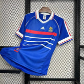 "Camisa França Retrô Home 1998 - Torcedor Masculina Azul - Netmantos"
