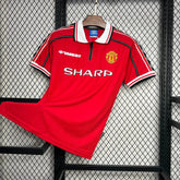 "Camisa Manchester United Retrô Home 1998/99 - Torcedor Masculina Vermelha - Netmantos"