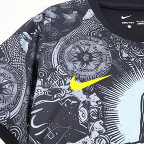 "Camisa Brasil Edição Especial Cristo Redentor - Torcedor Masculina Preta - Netmantos"