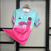 "Camisa Inter Miami Edição Especial 24/25 - Torcedor Masculina Azul e Rosa - Netmantos"