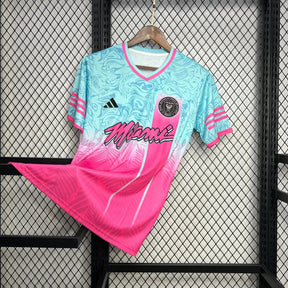 "Camisa Inter Miami Edição Especial 24/25 - Torcedor Masculina Azul e Rosa - Netmantos"