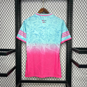 "Camisa Inter Miami Edição Especial 24/25 - Torcedor Masculina Azul e Rosa - Netmantos"