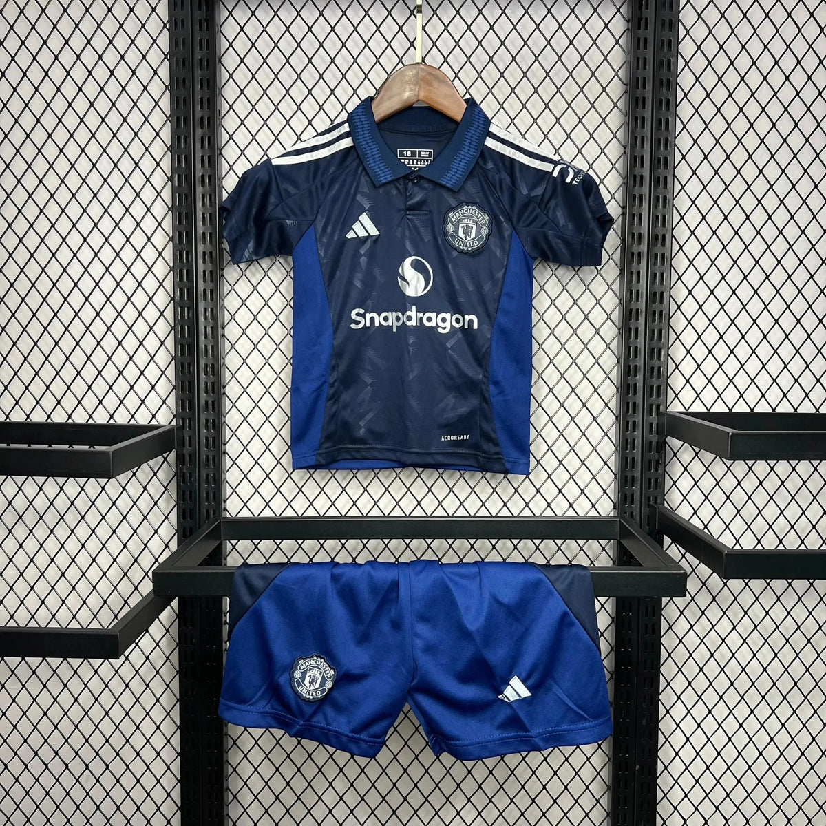 "Camisa Manchester United Away 24/25 - Torcedor Infantil Azul - Netmantos"