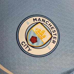 "Camisa Manchester City Home 24/25 - Jogador Masculina Azul - Netmantos"