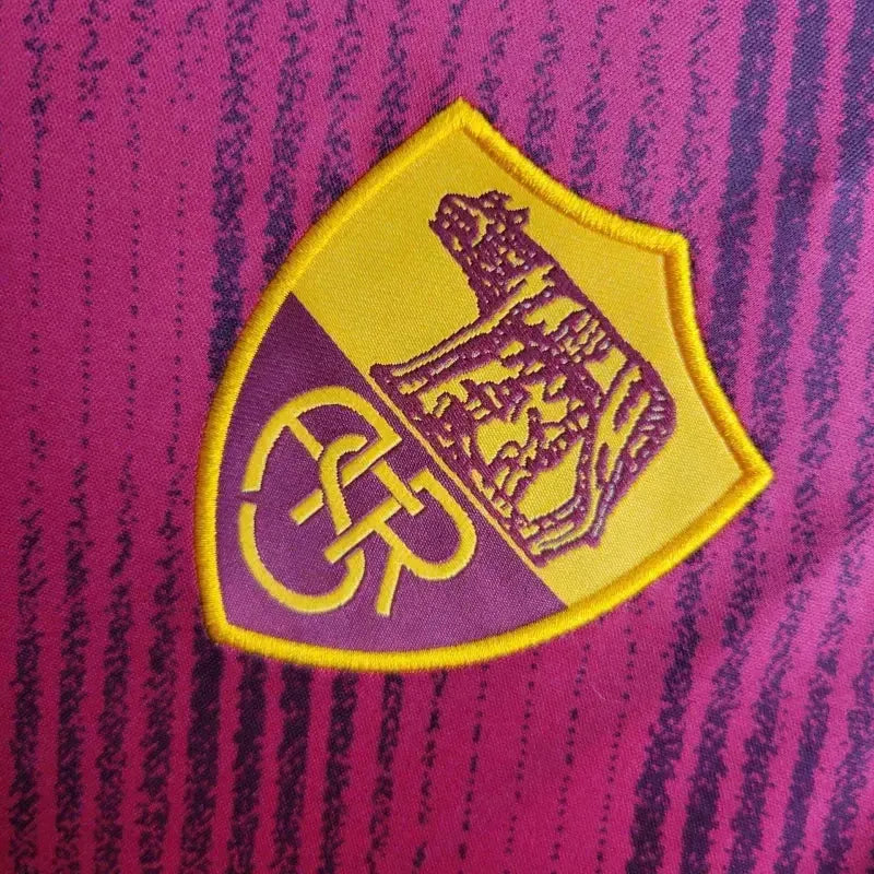 "Camisa Roma Home 24/25 - Torcedor Masculina Vermelha - Netmantos"