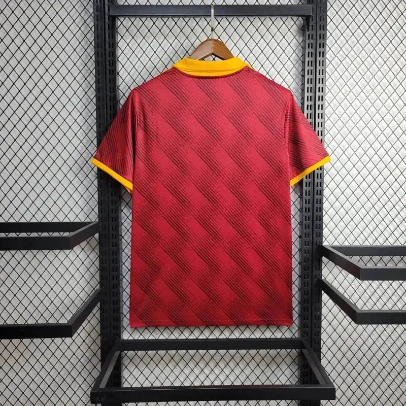 "Camisa Roma Home 24/25 - Torcedor Masculina Vermelha - Netmantos"