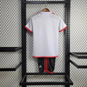 "Camisa Flamengo Away 24/25 - Torcedor Infantil Branca - Netmantos"