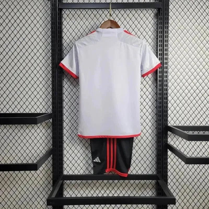 "Camisa Flamengo Away 24/25 - Torcedor Infantil Branca - Netmantos"