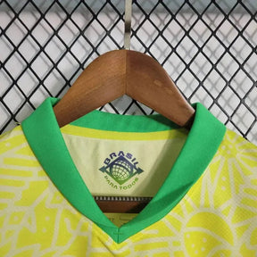 "Camisa Brasil Home 24/25 - Torcedor Masculina Amarela - Netmantos"