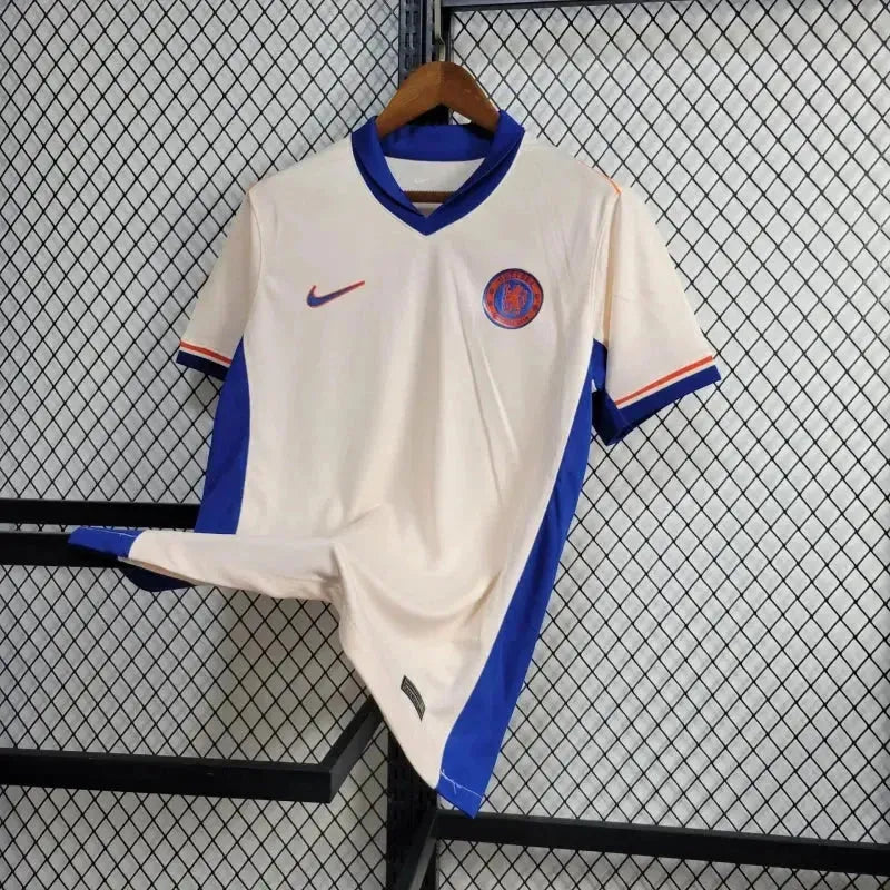 "Camisa Chelsea Away 24/25 - Torcedor Masculina Branca - Netmantos"