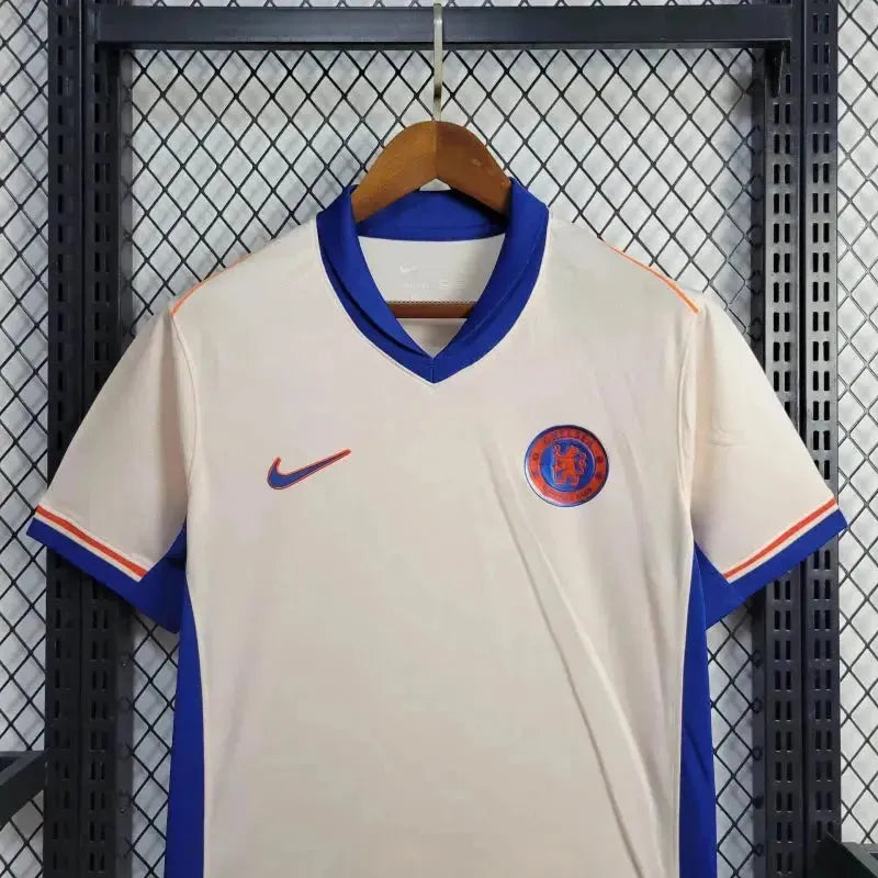 "Camisa Chelsea Away 24/25 - Torcedor Masculina Branca - Netmantos"