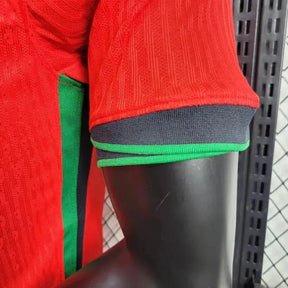 "Camisa Portugal Home 24/25 - Jogador Masculina Vermelha - Netmantos"
