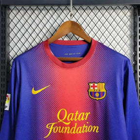 "Camisa Barcelona Home Retrô 2012/13 - Torcedor Masculina Manga Longa - Netmantos"