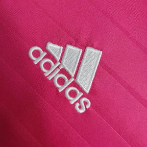 "Camisa Real Madrid Away Retrô 2014/15 - Torcedor Masculina Rosa Manga Longa - Netmantos"