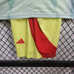 "Camisa Espanha Away 24/25 - Torcedor Infantil Amarela - Netmantos"