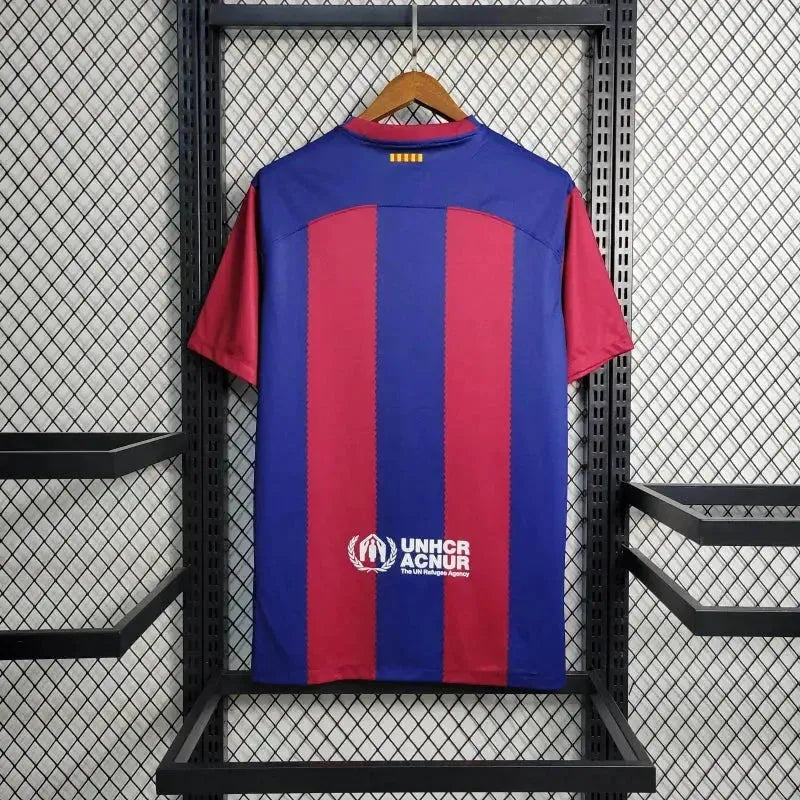 "Camisa Barcelona Karol G Home 23/24 - Torcedor Masculina Coração - Netmantos"