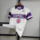 "Camisa Fiorentina Away Retrô 1984/85 - Torcedor Masculina Branca OPEL - Netmantos"