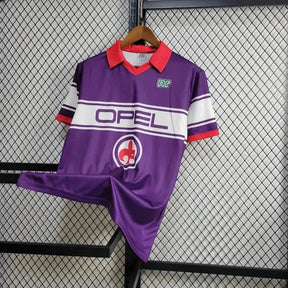 "Camisa Fiorentina Home Retrô 1984/85 - Torcedor Masculina Roxa OPEL - Netmantos"