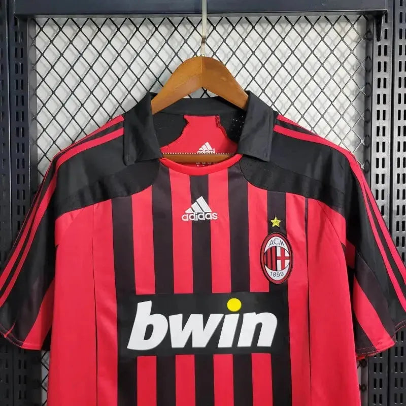 "Camisa AC Milan Home Retrô 2007/08 - Torcedor Masculina - Netmantos"
