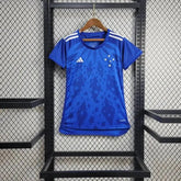 "Camisa Cruzeiro Home 24/25 - Torcedor Feminina Azul - Netmantos"