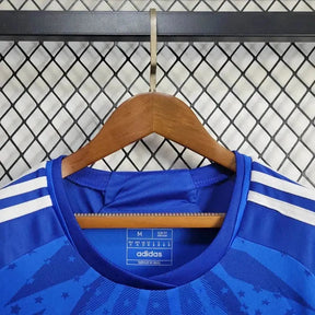 "Camisa Cruzeiro Home 24/25 - Torcedor Feminina Azul - Netmantos"