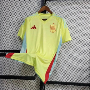 "Camisa Espanha Away 24/25 - Torcedor Masculina Amarela - Netmantos"