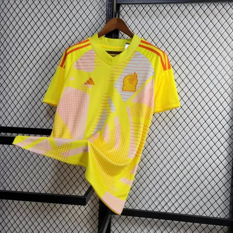 "Camisa México Goleiro 24/25 - Torcedor Masculina Amarela - Netmantos"