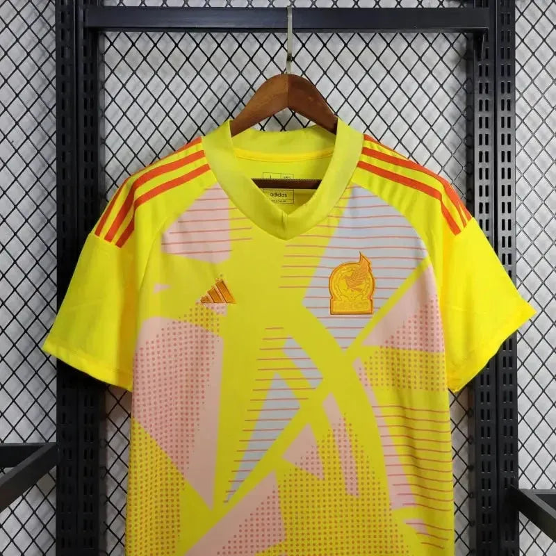 "Camisa México Goleiro 24/25 - Torcedor Masculina Amarela - Netmantos"
