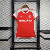 "Camisa Sport Club Internacional Home 24/25 - Torcedor Feminina Vermelha - Netmantos"