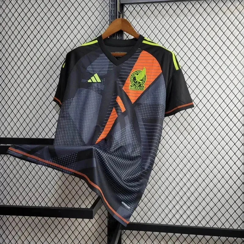 "Camisa México Goleiro 24/25 - Torcedor Masculina Preta - Netmantos"