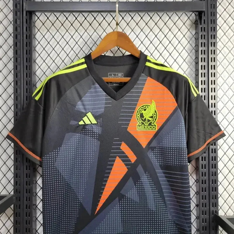 "Camisa México Goleiro 24/25 - Torcedor Masculina Preta - Netmantos"