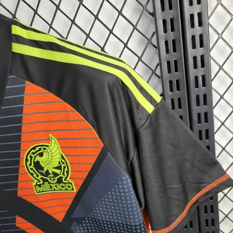 "Camisa México Goleiro 24/25 - Torcedor Masculina Preta - Netmantos"