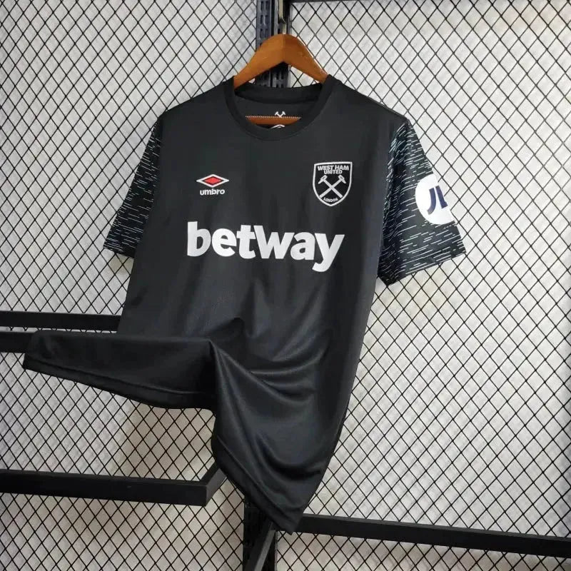 "Camisa West Ham Away 2 24/25 - Torcedor Masculina Preta - Netmantos"