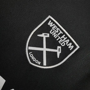 "Camisa West Ham Away 2 24/25 - Torcedor Masculina Preta - Netmantos"