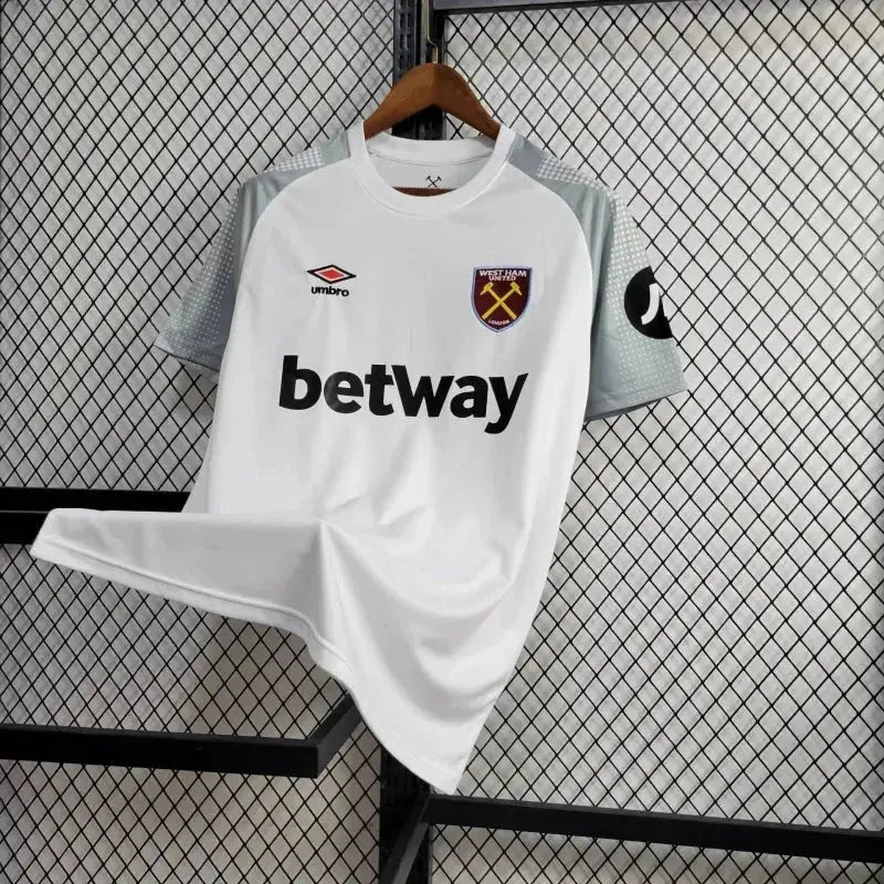 "Camisa West Ham Away 24/25 - Torcedor Masculina Branca - Netmantos"