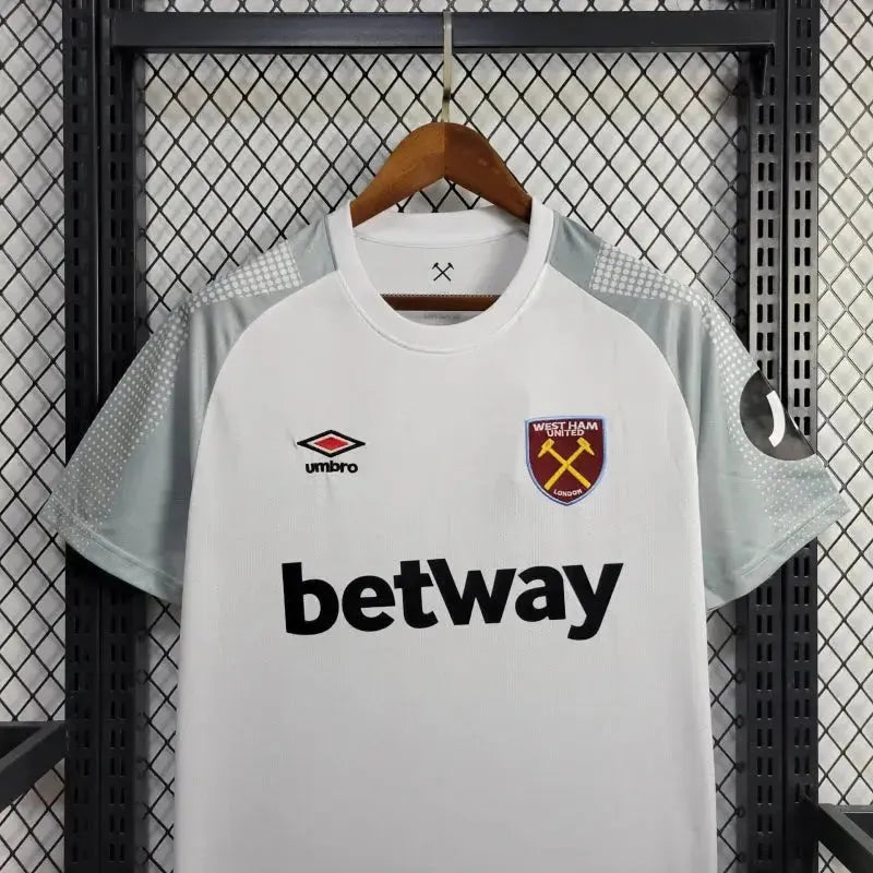 "Camisa West Ham Away 24/25 - Torcedor Masculina Branca - Netmantos"