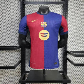 "Camisa Barcelona Home 24/25 - Jogador Masculina Azul e Vermelho - Netmantos"