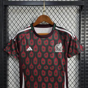 "Camisa México Home 24/25 - Torcedor Infantil Vermelha - Netmantos"