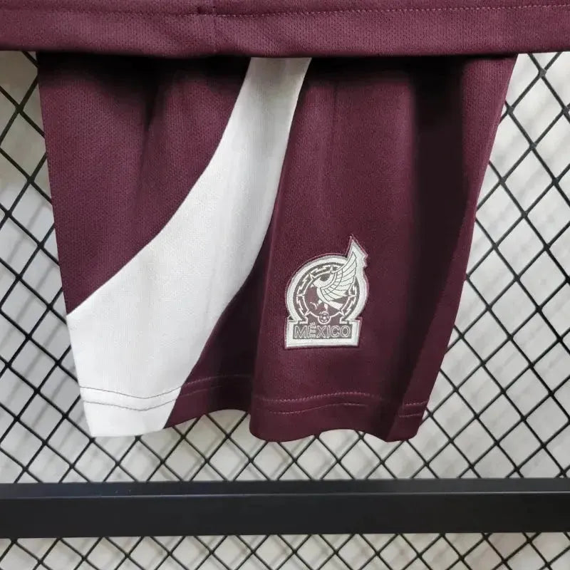 "Camisa México Home 24/25 - Torcedor Infantil Vermelha - Netmantos"