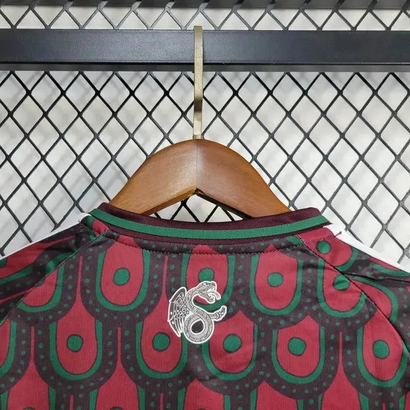 "Camisa México Home 24/25 - Torcedor Infantil Vermelha - Netmantos"