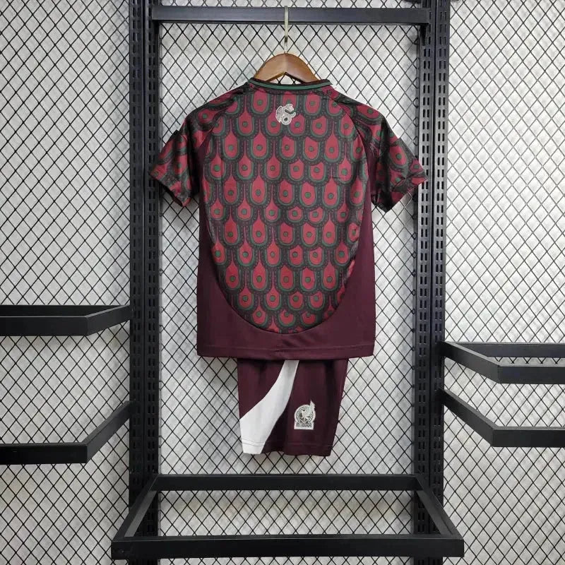 "Camisa México Home 24/25 - Torcedor Infantil Vermelha - Netmantos"