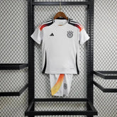 "Camisa Alemanha Home 24/25 - Torcedor Infantil Branca e Laranja - Netmantos"