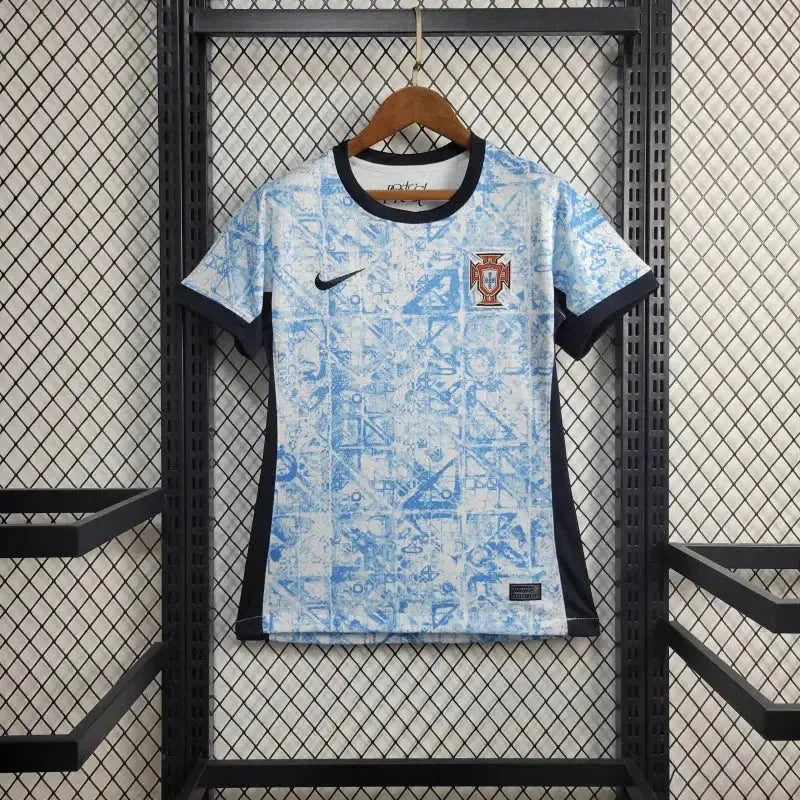 "Camisa Portugal Away 24/25 - Torcedor Feminina Azul - Netmantos"