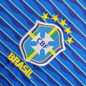 "Camisa Brasil Away 24/25 - Torcedor Infantil Azul - Netmantos"