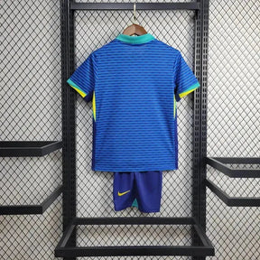 "Camisa Brasil Away 24/25 - Torcedor Infantil Azul - Netmantos"
