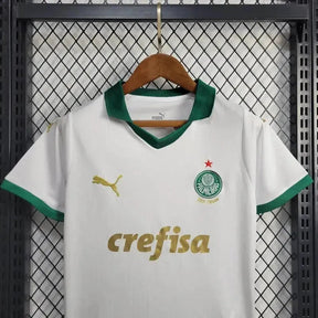"Camisa Palmeiras Away 24/25 - Torcedor Infantil Branca - Netmantos"