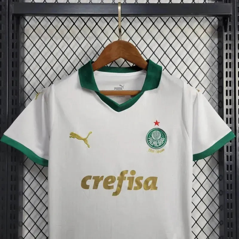 "Camisa Palmeiras Away 24/25 - Torcedor Infantil Branca - Netmantos"